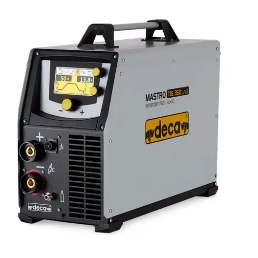 Електрожен Deca инверторен TIG и MMA  300 DC / 270 AC (TIG); 250 (MMA) A, 400 V, 1–4 (TIG); 1.6–5 (MMA) мм, аргон, MASTROTIG 350 AC/DC LAB