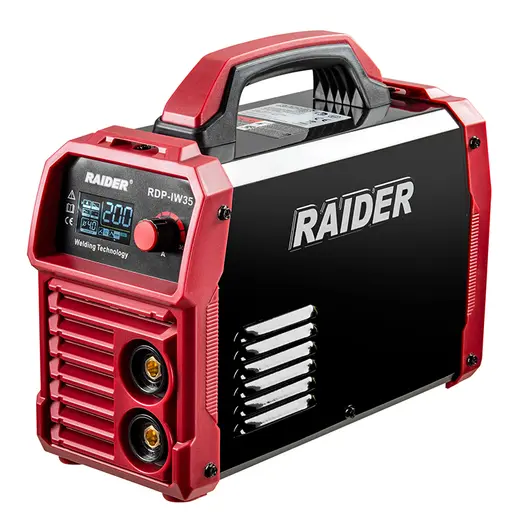 Електрожен Raider инверторен MMA с опция за TIG  200 A, 230 V, 1.6-5 мм, RDP-IW35