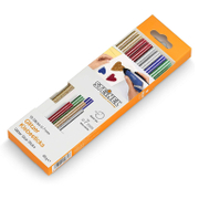 Патрон за топло лепене Steinel за декорация  7 мм, 150 мм, цветове брокат асорти, 20 бр. - product - 030 SNL 840