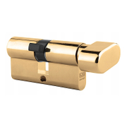 Ключалка секретна Lob асиметрична с ръкохватка с 3 ключа 31/36 DIN, месинг, WG54 - product - 031 ALX 088