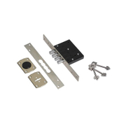 Касова брава Securemme допълнителна антишперцова с 4 шипа  95х75х22 мм, 40 мм - product - 031 ALX 152