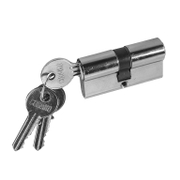 Ключалка секретна Lob асиметрична с 3 ключа  31/36 DIN, никел, WA54 - product - 031 ALX 204