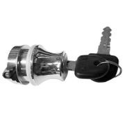 Мебелна брава A-Zum за стъклени врати и витрини със секретен ключ  ф 26 мм, G 101 - product - 031 DEM 174