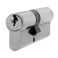 Ключалка секретна Metal асиметрична с 3 ключа  30/40 БДС, никел