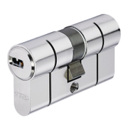 Ключалка секретна ABUS симетрична ямкова с 5 ключа 30/30 DIN, никел, D6PS N 30/30 B - product - 031 INE 578