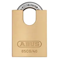 Катинар месингов ABUS със защитено рамо  40x15 мм, 18 мм, ф 7 мм, 65CS/40