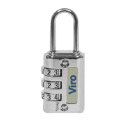 Катинар от ЦАМ Viro с нормално рамо с 3-кодово заключване  20x32 мм, 20.5 мм, ф 3 мм - product - 031 SNK 123