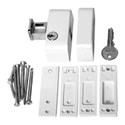 Секретна брава Metal допълнителна за PVC дограма  73.8х33 мм, бял - product - 031 SNK 463