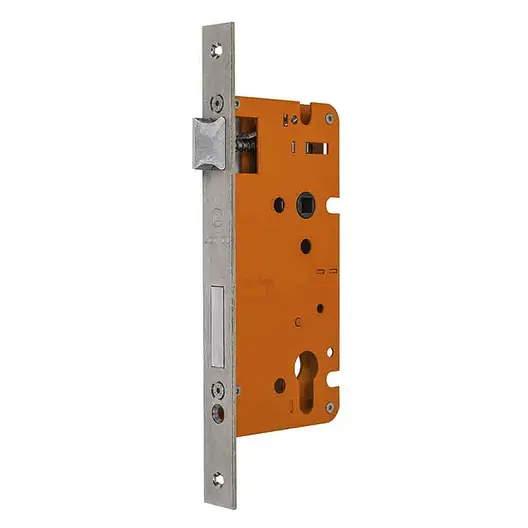 Секретна брава Sonico за вкопаване с език  170х75х13 мм, 85 мм, 50 мм, Orange 85/50