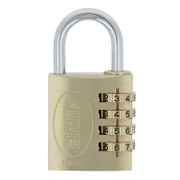 Катинар месингов Amig с нормално рамо с 4-кодово заключване  40x46х12 мм, 31 мм, 42 - product - 031 TEK 114