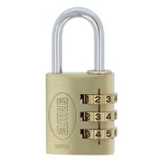 Катинар месингов Amig с нормално рамо с 3-кодово заключване  30x36х10 мм, 29.5 мм, 42 - product - 031 TEK 113