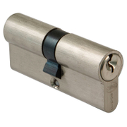 Ключалка секретна Amig симетрична с 3 ключа 30/30 DIN, никел сатен, 9400BG - product - 031 TEK 120