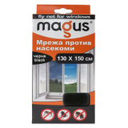 Мрежа за насекоми Magus за насекоми полиестерна за прозорец 1300х1500 мм, черна - product - 032 ACM1799