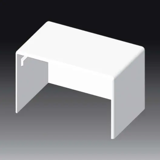 Капачка за кабелен канал Kopos  60х40 мм, бял, PVC, 8651 HB