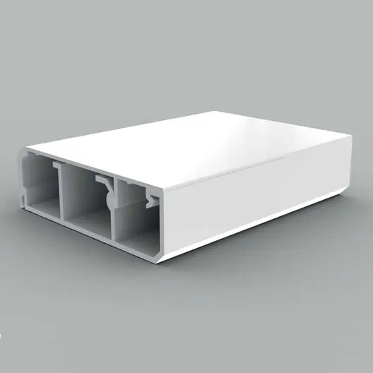 Кабелен канал Kopos  80x25x2000 мм, бял, PVC, LP HD