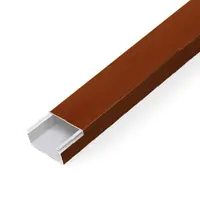 Кабелен канал Mutlusan  25х25x2000 мм, тъмен орех, PVC, Eko