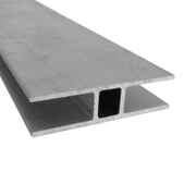 Профил алуминиев Elval съединителен H за поликарбонатни плоскости  10х6000 мм - product - 032 BRH1825