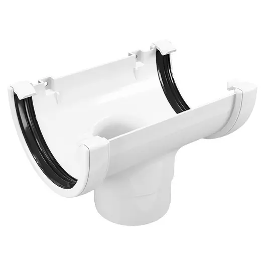 Казанче водосточно Devorex за улук от PVC  ф 80х120 мм, бяло, Classic 120