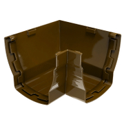 Ъгъл Devorex за улук от PVC външен 140 мм, 90 °, кафяв, Elegance 140 - product - 032 DVR1756