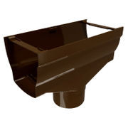 Казанче водосточно Devorex за улук от PVC  ф 100x140 мм, кафяво, Elegance 140 - product - 032 DVR1753