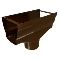 Казанче водосточно Devorex за улук от PVC  ф 100x140 мм, кафяво, Elegance 140