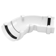 Ъгъл Devorex за улук от PVC  120 мм, 60°-160 °, бял, Classic 120 - product - 032 DVR1984