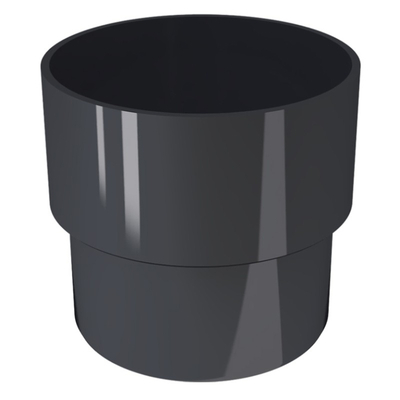 Муфа PVC Devorex за водопроводни тръби ф 80 мм, графит, Classic 120 ...