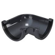 Ъгъл Devorex за улук от PVC  120 мм, 90 °, графит, Classic 120 - product - 032 DVR2108