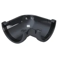 Ъгъл Devorex за улук от PVC  120 мм, 90 °, графит, Classic 120