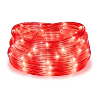 LED маркуч Horoz с червена светлина прозрачен 230 V