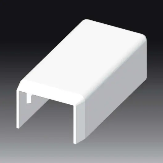 Капачка за кабелен канал Kopos  18х13 мм, бял, PVC, 8731 HB