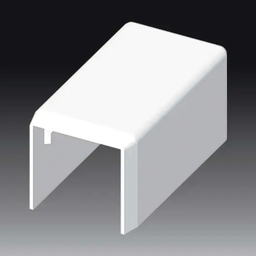 Капачка за кабелен канал Kopos  20х20 мм, бял, PVC, 8621 HB
