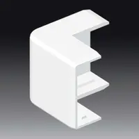 Външен ъгъл за кабелен канал Kopos  40х20 мм, бял, PVC, 8636 HB