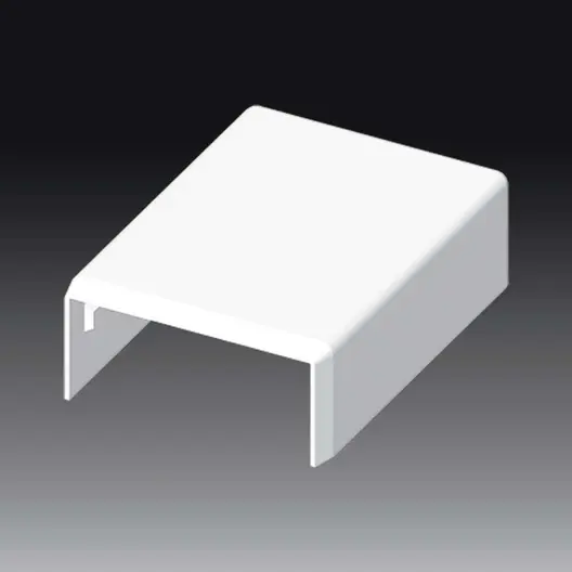 Капачка за кабелен канал Kopos  40х20 мм, бял, PVC, 8631 HB