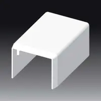 Капачка за кабелен канал Kopos  25х20 мм, бял, PVC, 8911 HB