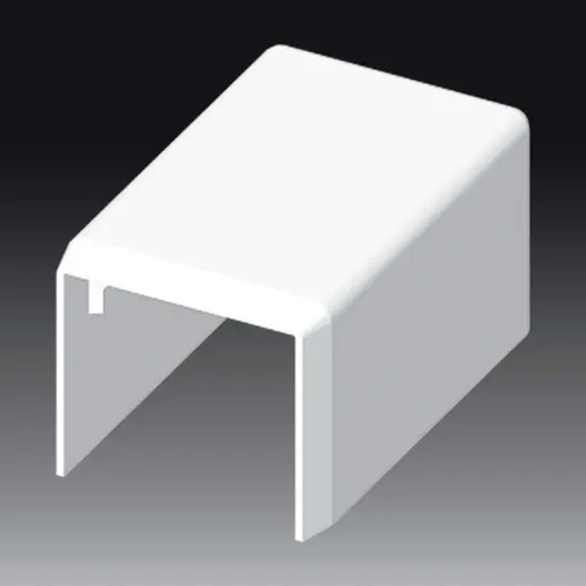 Капачка за кабелен канал Kopos  24х22 мм, бял, PVC, 8791 HB