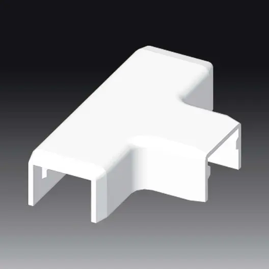 Тройник за кабелен канал Kopos  18х13 мм, бял, PVC, 8734 HB