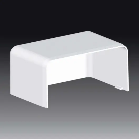 Капачка за кабелен канал Kopos  80х40 мм, бял, PVC, 8501 HB