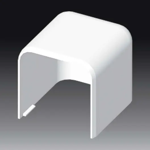 Капачка за кабелен канал Kopos  60х60 мм, бял, PVC, 8541 HB
