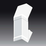 Вътрешен ъгъл за кабелен канал Kopos  110х70 мм, бял, PVC, 8455 HB - product - 032 EMP1643