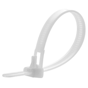 Свинска опашка Cieffeplast за кабели  300x7.6 мм, бяла, 100 бр./опак., Cobra - product - 032 EMR1905