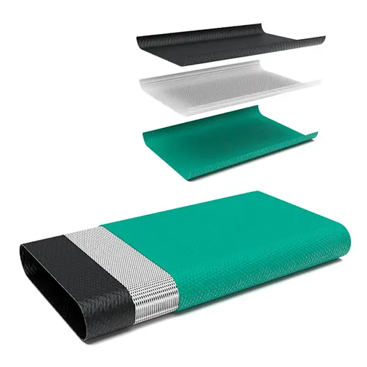 Маркуч Plexistab за отводняване плосък  63 мм, PVC, 204N