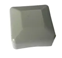 Капачка тапа за ограден кол  PVC, 50x50 мм, квадратна, сива