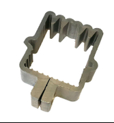 Клипс Geopol за монтаж на оградни платна  PVC, 50x50 мм, сив - product - 032 GPO1816