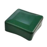 Капачка тапа за ограден кол  PVC, 50x50 мм, квадратна, зелена - product - 032 GPO1879