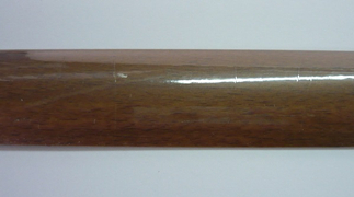 Лайстна за под алуминиева преходна  30 мм, 2.7 м, тъмен орех - product - 032 HDT1298