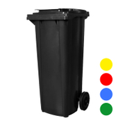 Кофа за боклук Helesi пластмасова улична на колела  120 л, MGP-Pro120lt - product - 032 IDA1890