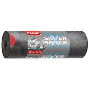 Торба Paclan от рециклирана пластмаса на руло 720x630 мм, 60 л, 10 бр., Silver Space - product - 032 KVI2160