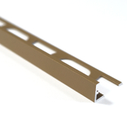 Лайстна за плочки Mapei права алуминиева външен ъгъл  8 мм, 2.7 м, златен прах №135 - product - 032 MAP2185