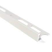 Лайстна за плочки Mapei права алуминиева външен ъгъл  12.5 мм, 2.7 м, бяла №100, Profilpas Proangle ZV/12 - product - 032 MAP2199